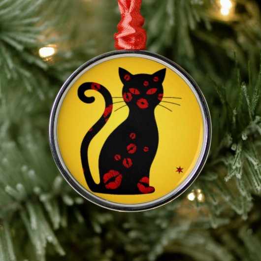 Frans:Bonne Soiree Metalen Ornament (Boom)