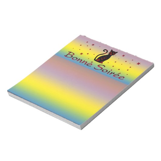 Frans:Bonne Soiree Notitieblok (Linkerzijde)