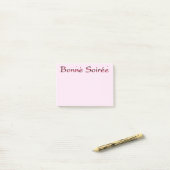 Frans:Bonne Soiree Notities Post-it® Notes (Op bureau)