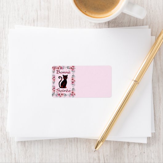Frans:Bonne Soiree Return Address Label (Insitu)