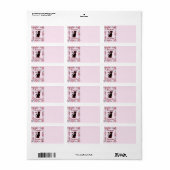 Frans:Bonne Soiree Return Address Label (Full Sheet)