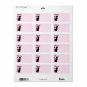 Frans:Bonne Soiree Return Address Label (Full Sheet)