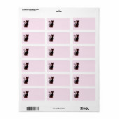 Frans:Bonne Soiree Return Address Label (Full Sheet)