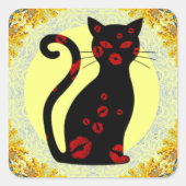 Frans:Bonne Soiree Square Sticker (Voorkant)