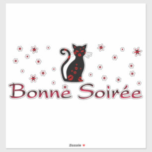 Frans:Bonne Soiree Sticker