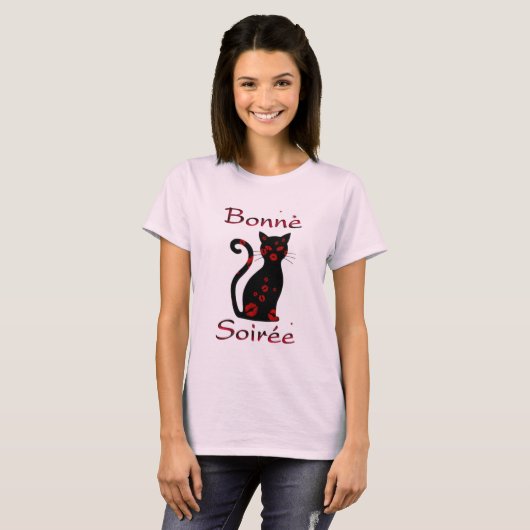 Frans:Bonne Soiree T-Shirt (Voorkant volledig)