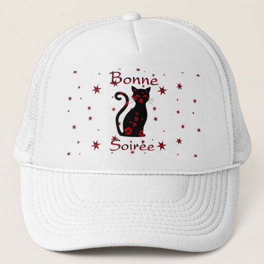 Frans:Bonne Soiree Trucker Hat Pet (Voorkant)