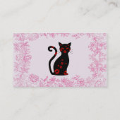 Frans:Bonne Soiree Visitekaartje (Achterkant)