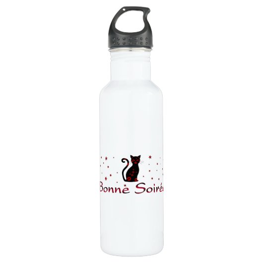 Frans:Bonne Soiree Water Bottle Waterfles (Voorkant)