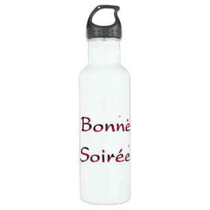 Frans:Bonne Soiree Water Bottle Waterfles