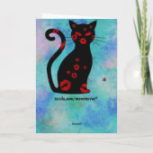 Frans:Bonne Soiree Wenskaart Kaart (Achterkant)