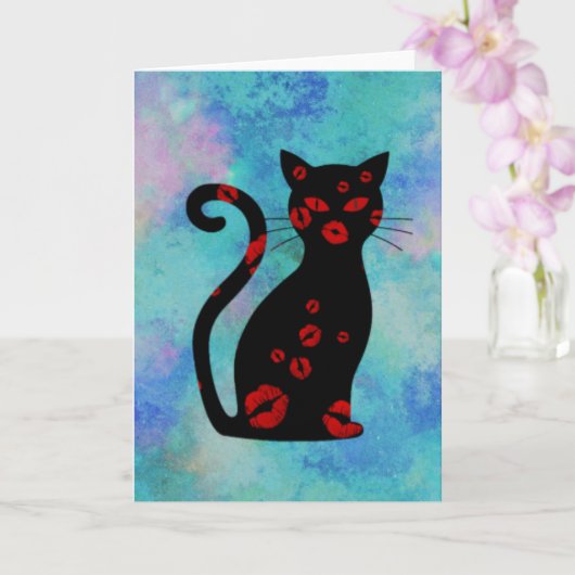 Frans:Bonne Soiree Wenskaart Kaart (Orchidee)