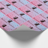 Frans:Bonne Soiree Wrapping Paper Cadeaupapier (Hoek)