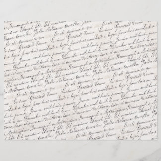 Frans Bordeaux Jardin handgeschreven script