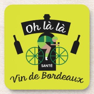 Frans Bordeaux Wine Beverage Coaster Bier Onderzetter
