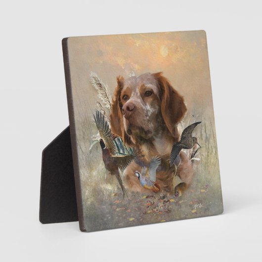 Frans Bretagne, Vogeljacht Kunst Fotoplaat (Voorkant)