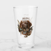 Frans Bretagne, Vogeljacht Kunst Glas (Voorkant)