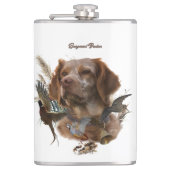 Frans Bretagne, Vogeljacht Kunst Heupfles (Voorkant)