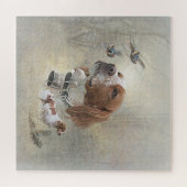 Frans Bretagne, Vogeljacht Kunst Legpuzzel (Horizontaal)