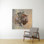 Frans Bretagne, Vogeljacht Kunst Wandkleed (In Situ (horizontaal))
