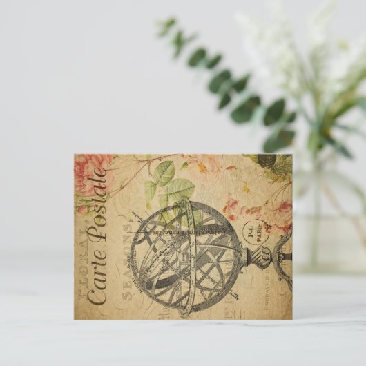  Frans Briefkaart Armillary Sphere (Staand voorkant)