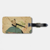 Frans Briefkaart Bag Label Bagagelabel (Achterkant horizontaal)