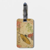 Frans Briefkaart Bag Label Bagagelabel (Achterkant verticaal)