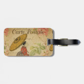 Frans Briefkaart Bag Label Bagagelabel (Achterkant horizontaal)