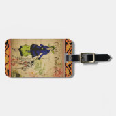Frans Briefkaart Bag Label Bagagelabel (Voorkant horizontaal)