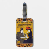 Frans Briefkaart Bag Label Bagagelabel (Achterkant verticaal)