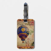 Frans Briefkaart Bag Label Bagagelabel (Achterkant verticaal)