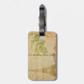 Frans Briefkaart Bag Label Bagagelabel (Achterkant verticaal)