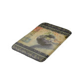 Frans Briefkaart Bath Mat (Gekanteld)