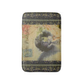 Frans Briefkaart Bath Mat (Voorkant Verticaal)