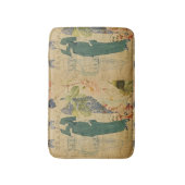 Frans Briefkaart Bath Mat (Voorkant Verticaal)