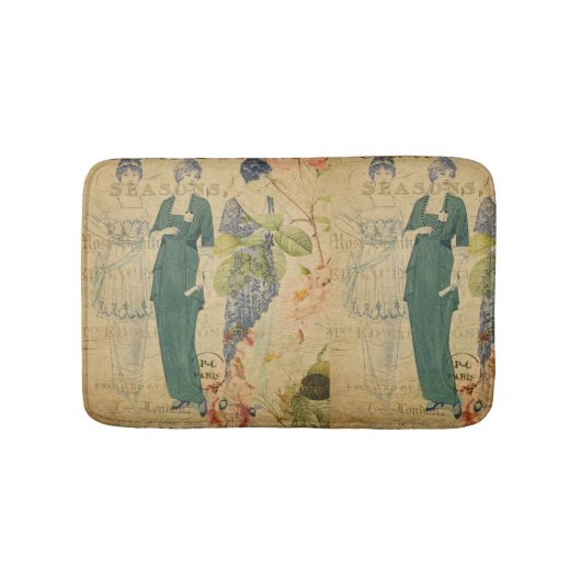 Frans Briefkaart Bath Mat (Voorkant)