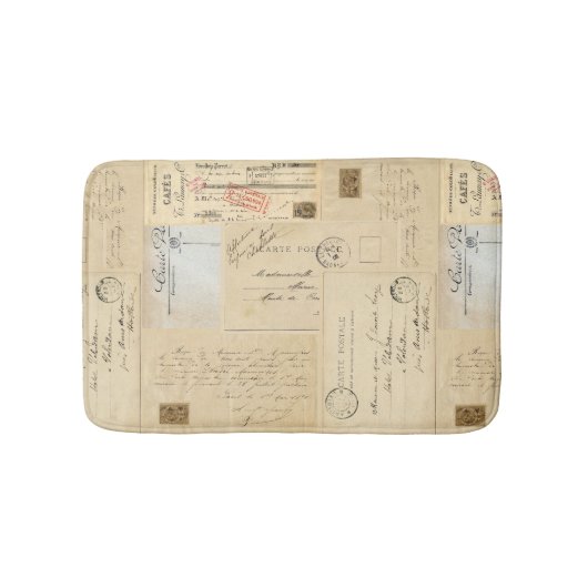  Frans Briefkaart Bathmat Badmat (Voorkant)