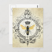  Frans briefkaart bijen (Voorkant / Achterkant)