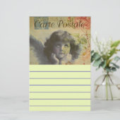 Frans Briefkaart Briefpapier (Staand voorkant)