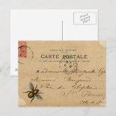 Frans Briefkaart Ephemera (Voorkant / Achterkant)