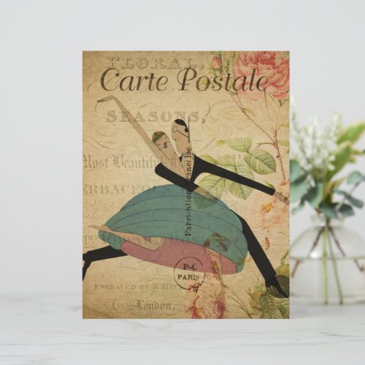 Frans Briefkaart Flyer (Staand voorkant)