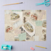  Frans Briefkaart (groot) Tissuepapier (Craft)