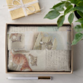  Frans Briefkaart (groot) Tissuepapier (Geschenk)