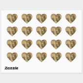 Frans Briefkaart Heart Sticker (Vel)