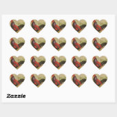 Frans Briefkaart Heart Sticker (Vel)