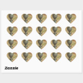 Frans Briefkaart Heart Sticker (Vel)