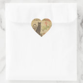 Frans Briefkaart Heart Sticker (Tas)