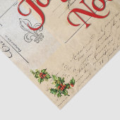 Frans Briefkaart kerstcadeau Tissuepapier (Detail)