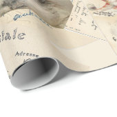  Frans Briefkaart Kerstmis Holly Cadeaupapier (Rol Hoek)