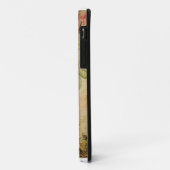 Frans Briefkaart Kikker Riding Bicycle Roos Case-Mate iPhone Case (Achterkant/links)